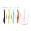 4/5 Pcs Eyebrow Tweezer Colorful Hair Beauty Fine Hairs Puller Stainless Steel Slanted Eyebrow Clippers Removal Makeup Tools