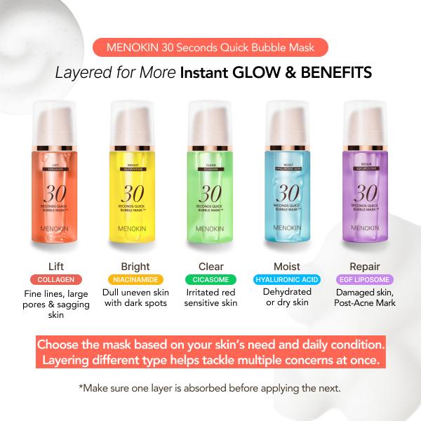 [TREASURE X MENOKIN] 30-Sec Bubble Mask Trio Set + OT10 Photocards & ID Photos (Limited Edition)