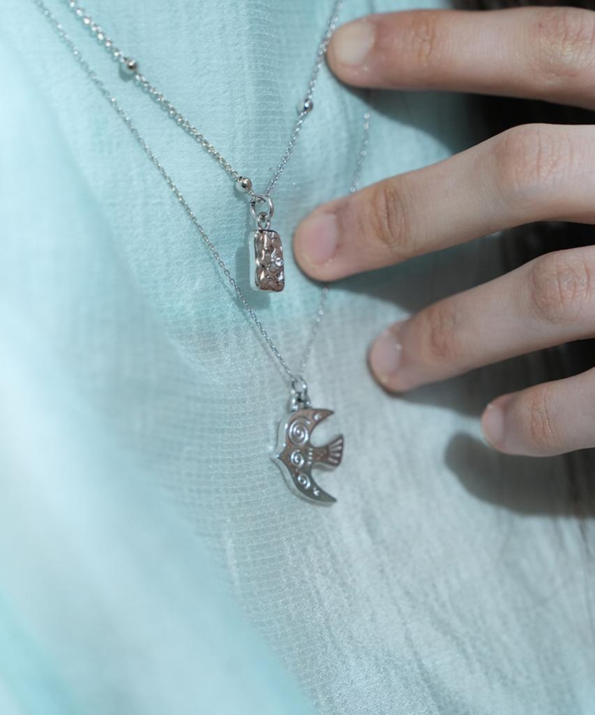 Boho Libertude Lumi Bird Necklace