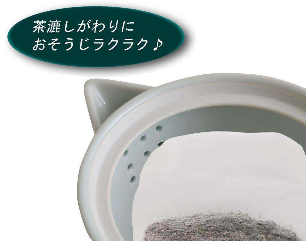 Zenkakyo Tee 60 60 x Hergestellt in 60 Stück Packung, Ungebleicht, Stück, Ungebleicht, Stück, 9,5 7cm, Japan,