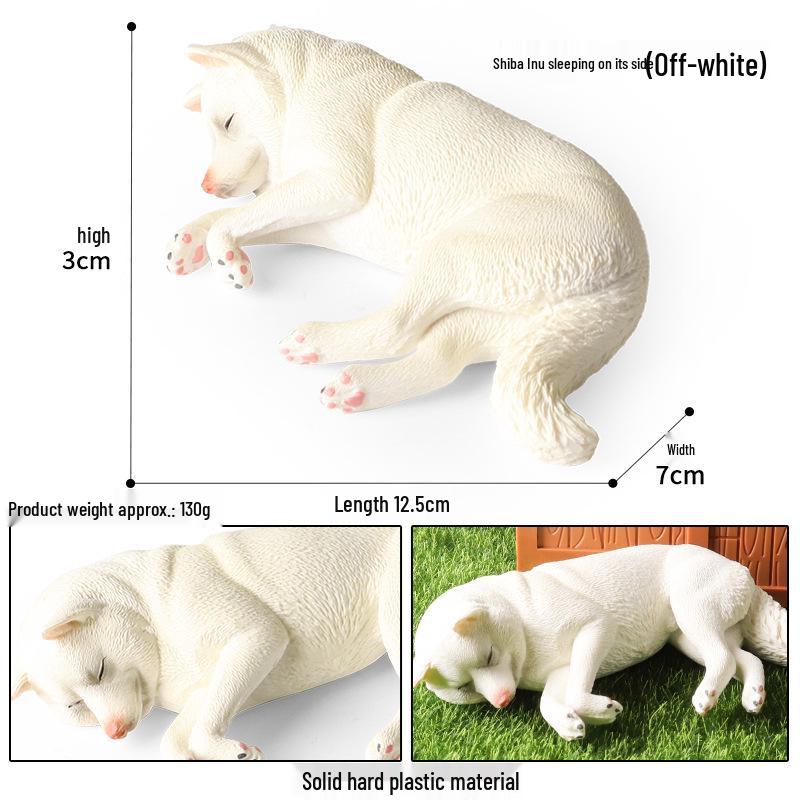 Children s Shiba Inu Puppy Sleeping Desk Ornament