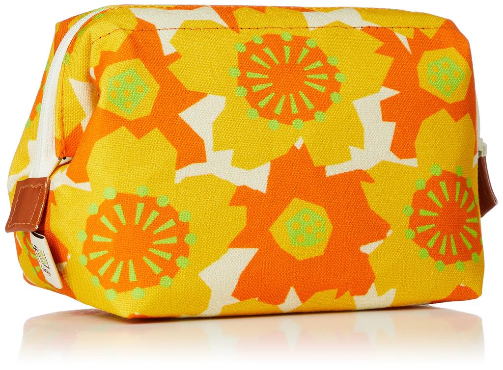 Makeup Bag Canvas Wire Pouch Medium SAKURA Orange [ARROWS&Company Ltd.] GU-6