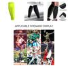 Durable Eva Silicone Non-slip Honeycomb Calf Sleeves For Basketball Soccer Cycling Sports