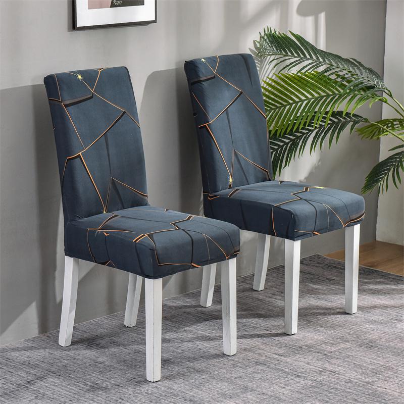 Chair Covers Set Of 1/2/4/6 Pcs, Parson Chair Slipcovers For Dining Room, Removable Kitchen Chair Cover For El And Ceremony