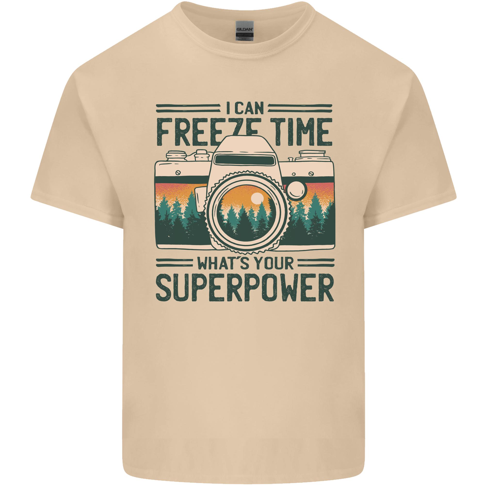 Freeze Time Photography Photographer Unisexs Light Cotton TShirt S