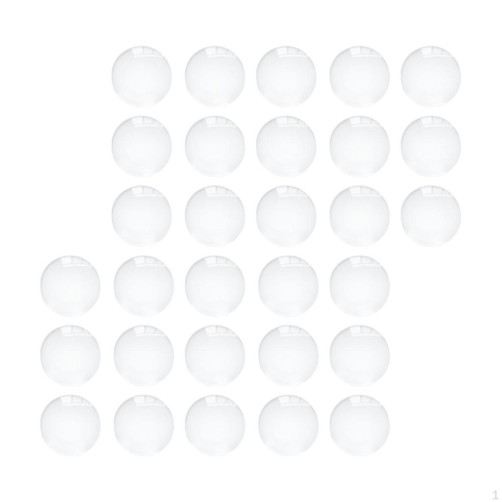 1 Pack Glass Cabochons Dome Tiles for Jewelry Making, Transparent Cabochons, Wedding Gift,