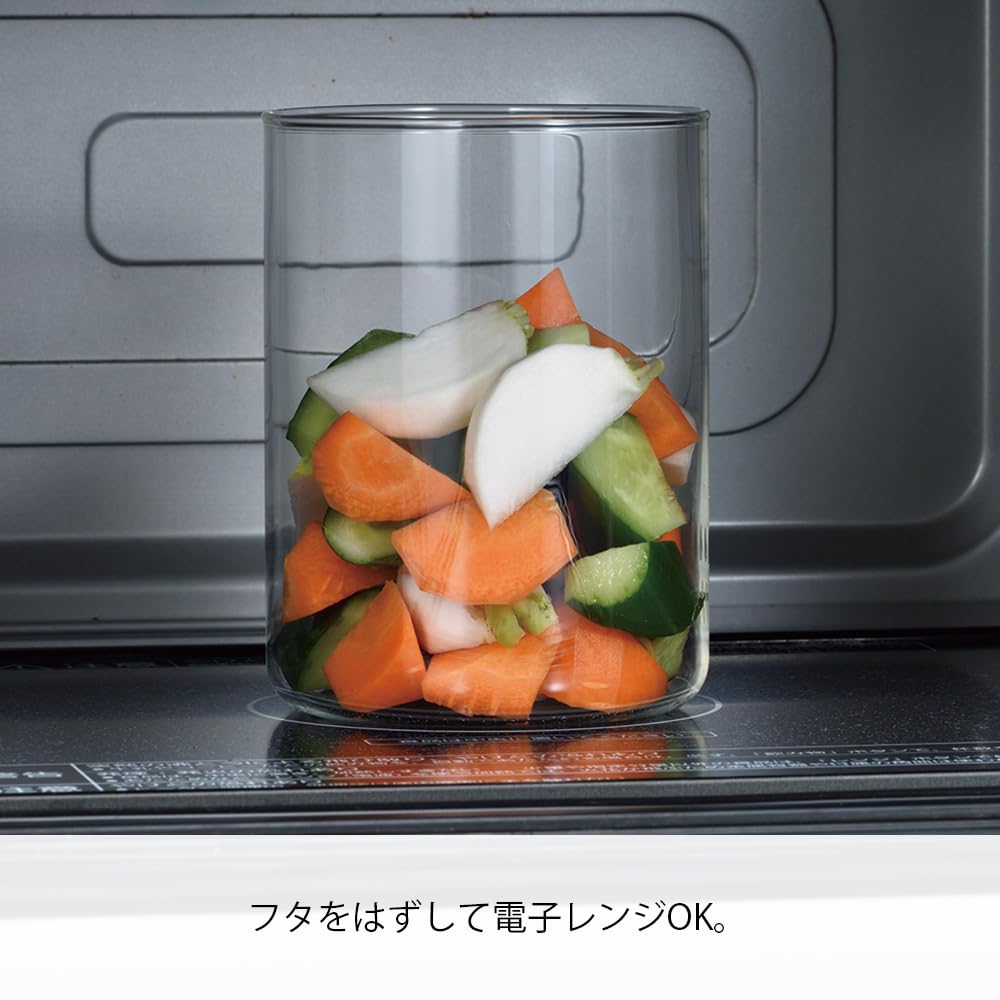 HARIO Pickle Glass Slim Full Water Capacity 800ml Transparent TGS-800-T