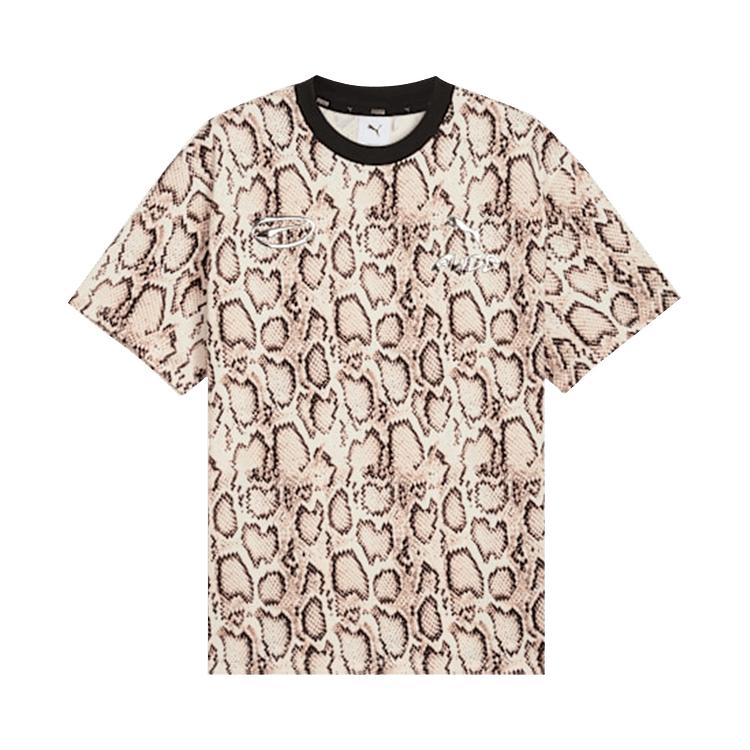 

Puma X A$AP ROCKY Футболка из змеиной кожи Морозный Айвори/Aop Мужские топы Разноцветный 635239-36 S