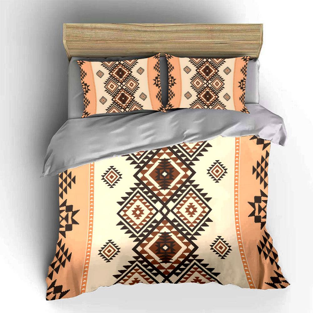 Geometric Pattern Texture Duvet Cover Set With 3D Printing Design Soft Polyester Bedding Set All-Season Comfort Luxury Gifts