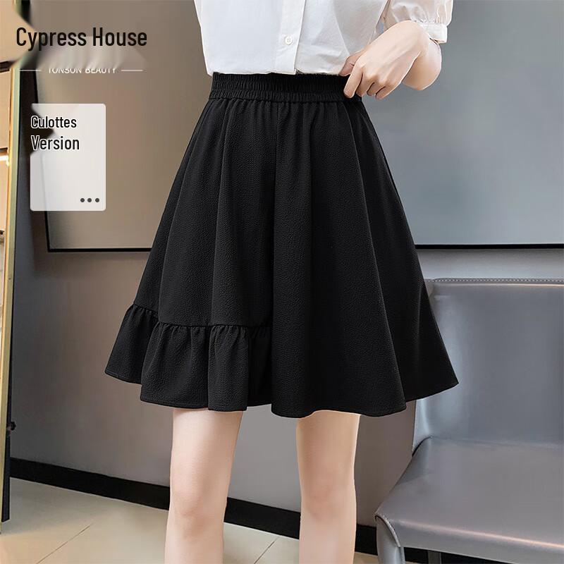 Женские асимметричные широкие повседневные шорты Sibaishe с высокой талией M