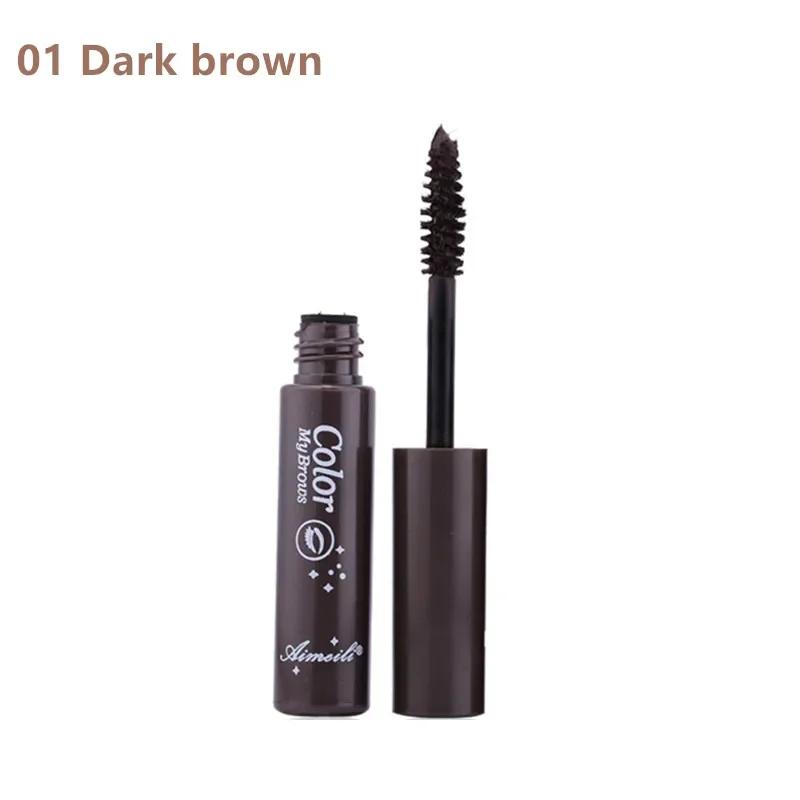 3 Colors Long Lasting Waterproof Eyebrow Mascara Cream Eye Brow Shadow Makeup Beauty Comstic Tools with Brush Dye Eyebrow Gel