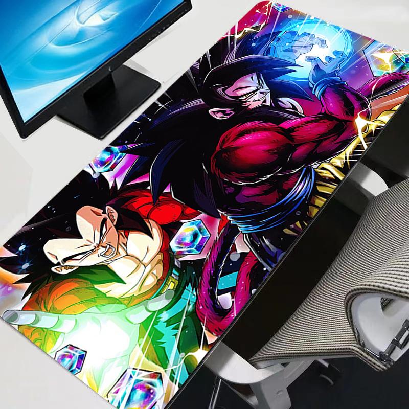 Mouse Pad Gamer PC Computer Dragon Balls Vegeta And Goku Anime Desk mat Keyboard Anime rug Gaming Accessories Mousepad Carpet