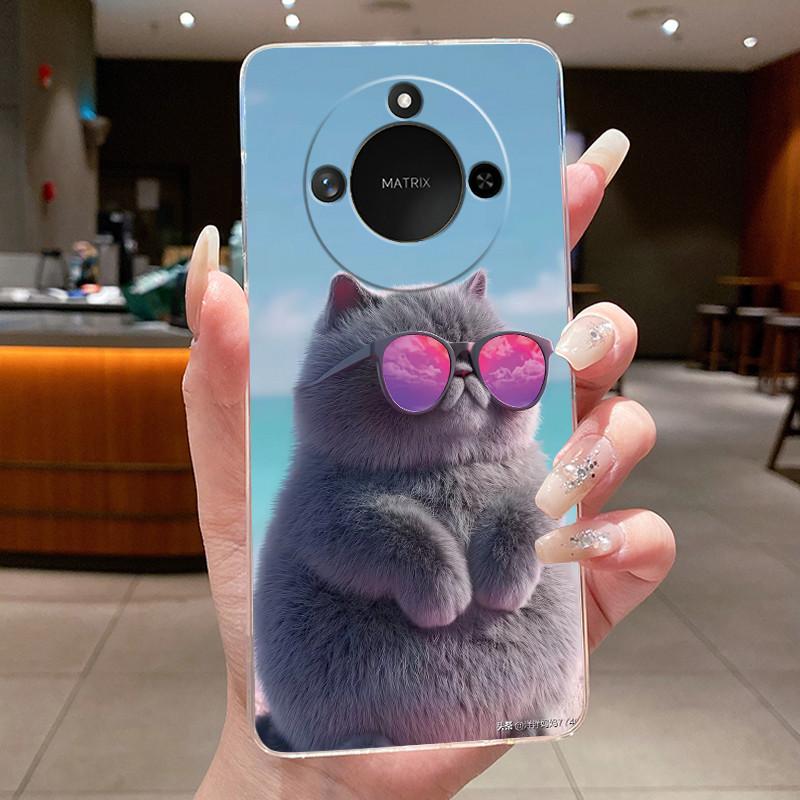 Casing For Honor X9c Smart 5G Luxury Dragon Cute Cool Boys Girls Phone Case Back Cover Honor X9cSmart Transparent Soft TPU Shell