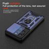 KEYSION Shockproof Armor Case for Motorola MOTO G86 5G Slide Camera Lens Protection Ring Stand Phone Back Cover for MOTO G56 5G
