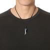 Obsidian Wolf Fang Business Protection from Adjustable for Men and Women [KOAI] Pendant/Necklace, Luck, Evil, Length,