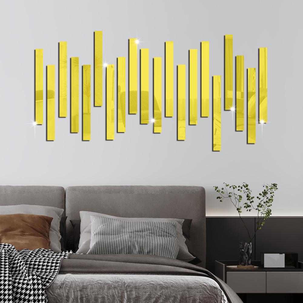 3*30cm Acryl Spiegel Grenze Dekorative Linien Wand Aufkleber Decke Taille Diy Selbst Klebe