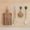 4pcs/8pcs Suction Cup Hooks Bathroom Towel and Loofah Hanger Strong Vacuum Hanging Hook Practical Robe Storage Rack