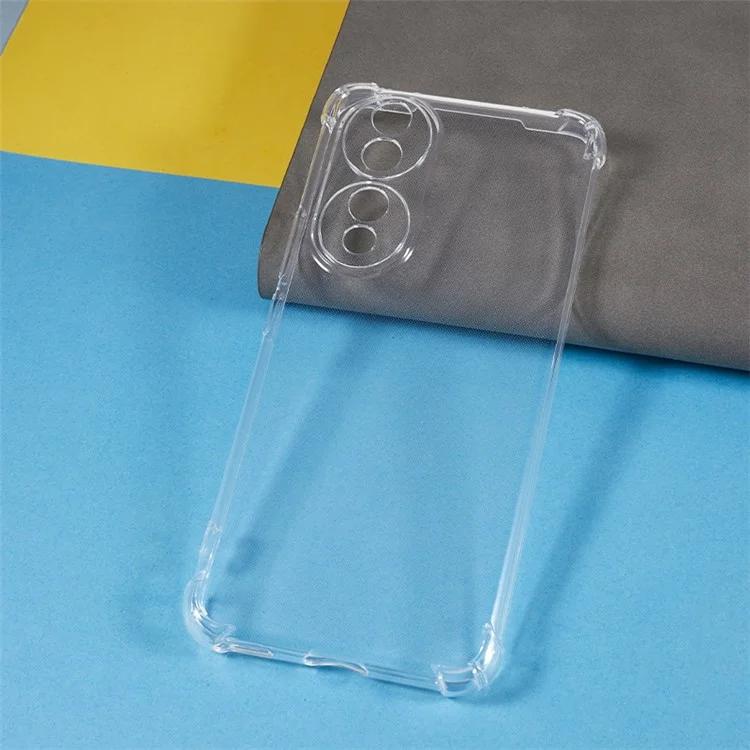 For Honor 90 TPU Clear Cover Anti-Fall Reinforced Corners Phone Case