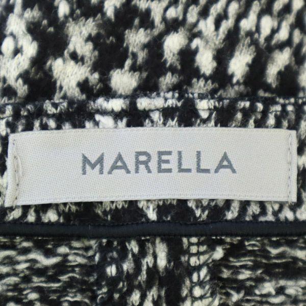 Marella Overall Handle Five-quarter Sleeve Wool Blend Knee-length Dress Women Used