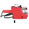 Price Tag Gun 10 Digits 2 Lines Labeller Marker Attacher Tool for Office Retail Store