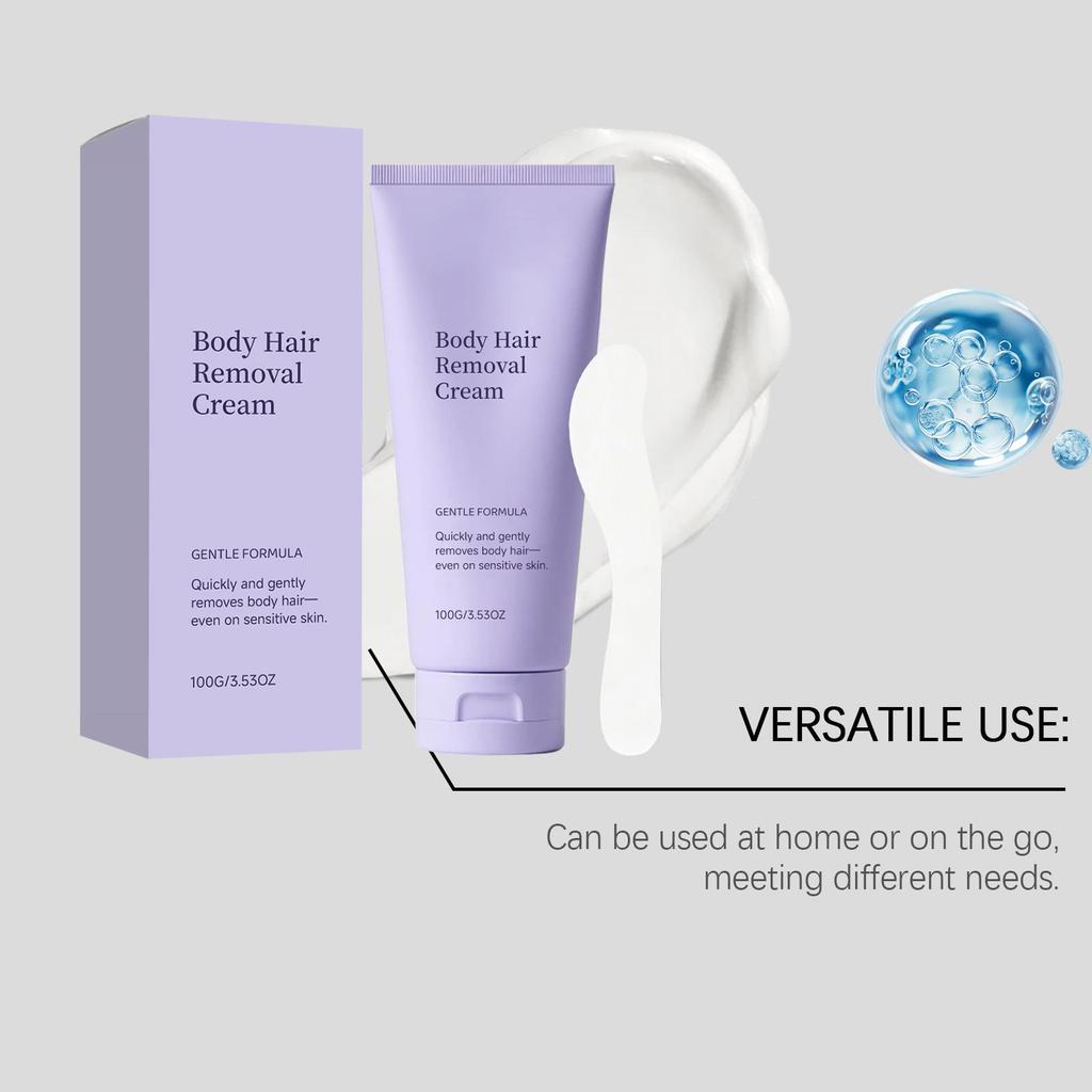 Odorless Gentle Body Hair Removal Cream: Quick, Daily, Portable Solution