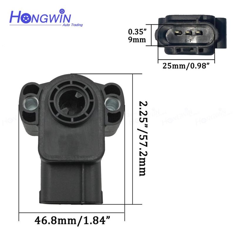 TPS245 Throttle Position Sensor Fits F150 E250 F250 Expedition 95-06 Ford Mazda Lincoln Mercury F8089B989AA F5SF9B989AA