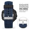 Compatible Silicone Wristband for Garmin Forerunner 235/620/735XT - Two-Color Round Hole Design.