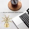 Fidget Spinners, Brass Spinner Fidget, Kinetic Desk Toys Spin with Stand, Gyro Wheel Toy, High Speed Bearing Hand Spinner Anxiety Finger Toys Gyro