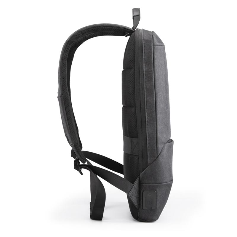 Men Backpack Kingsons 15.6 Inch Laptop Backpack Business Travel W/ USB Charging Port Dark Gray