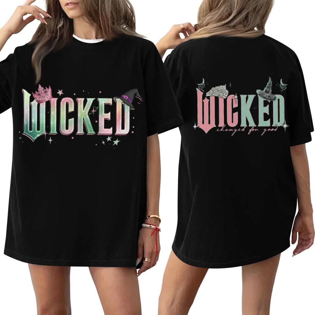 Women's Casual Fashion Round Neck Printed Short Sleeve T-Shirt Top