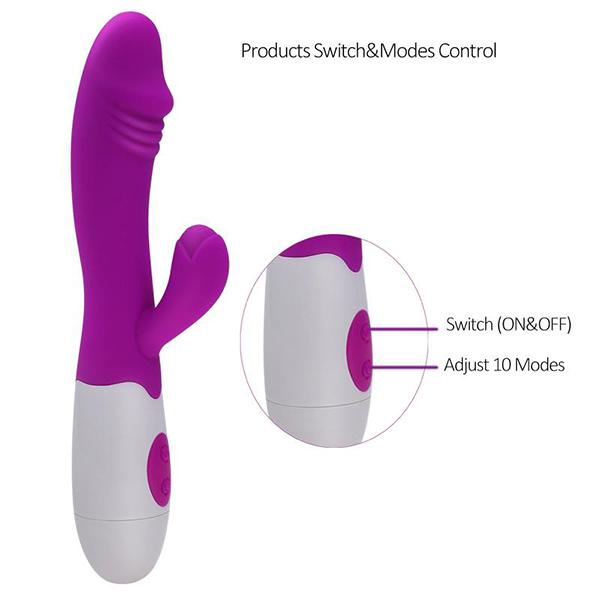 Dual Vibration G Spot Dildo Vibrator Adult Sex Toys for Woman Vagina Clitoris Stimulator Massager