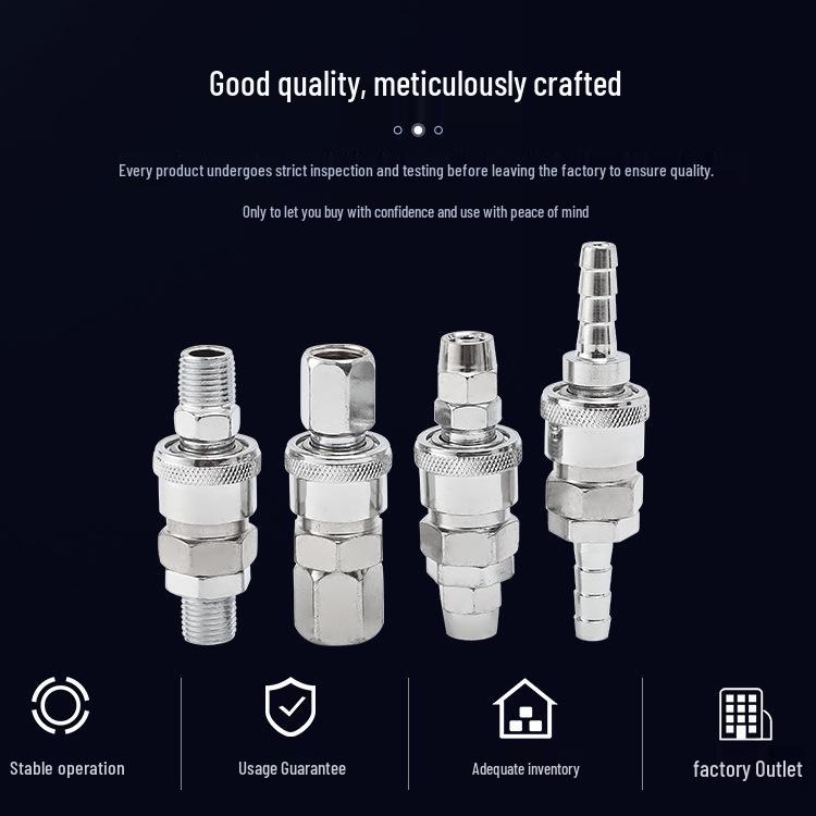 Pneumatic C-Type Quick Connector for Air Hose and Compressor Accessories