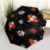 1pc Halloween Cats Automatic Open/close, Heavy-Duty Iron Frame & 8-Rib structure, Compact Folding Umbrella for Women/Men, All-Season Travel, Halloween