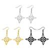 Amulet Witch Knot Drop Dangle Earrings Statement Jewelry Witchcraft Drop Earring