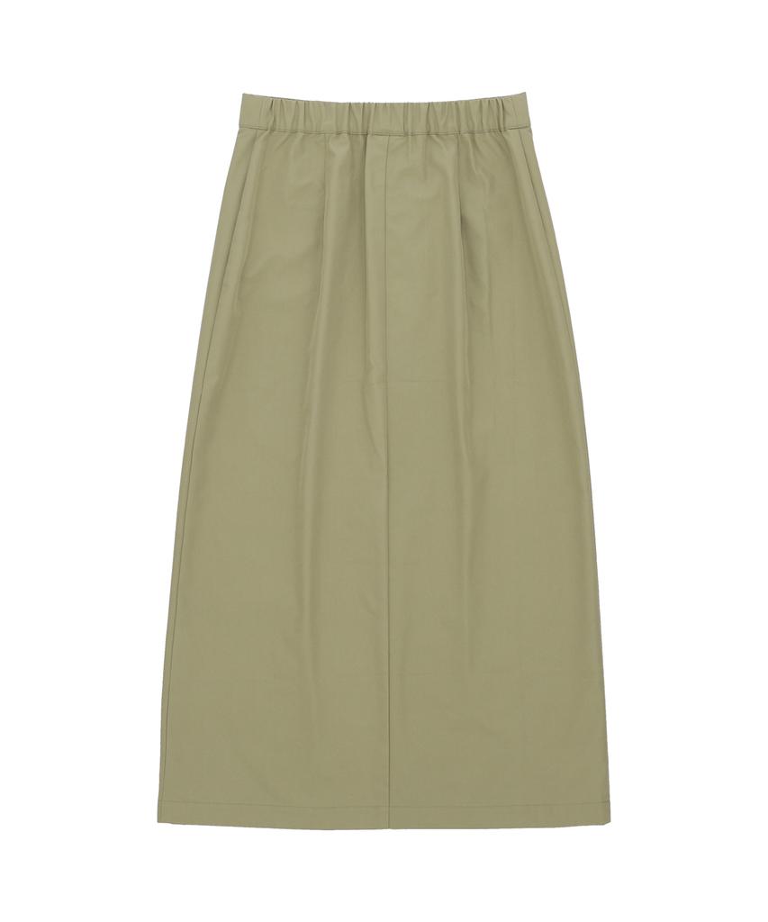 Deliscent Cotton Pocket Skirt [Olive Green]