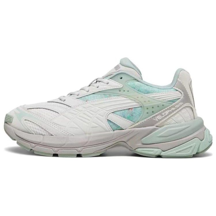 PUMA Velophasis Rerooted Unisex Sneakers Sedate Grey Green Fog 393164-01 EU 38