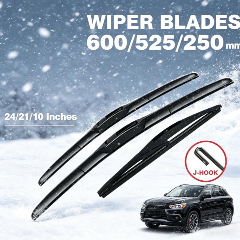 Mitsubishi RVR 2010-2022 Windshield Wiper Blades Set - 24\" & 21\