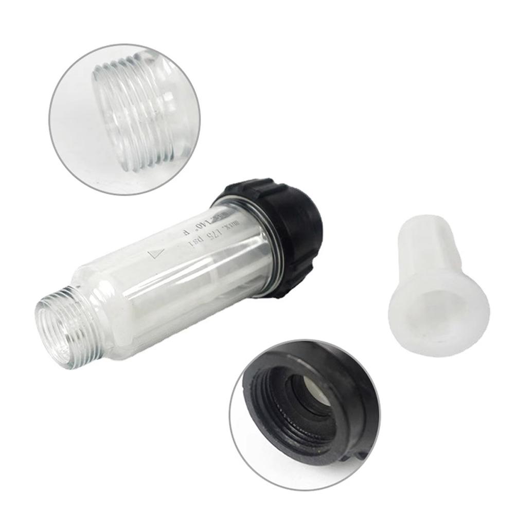 Filtro de água para lavadora de alta pressão G 3/4'' Filtros de água com 2 núcleos de filtro para Lavor para Nilfisk Karcher K2 K3 K4 K5 K6 K7