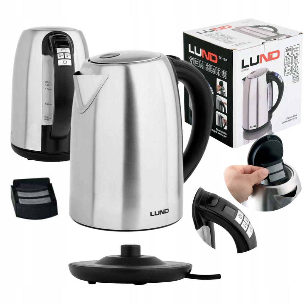 Electric Kettle 1.7L with Temperature Control in the Handle
