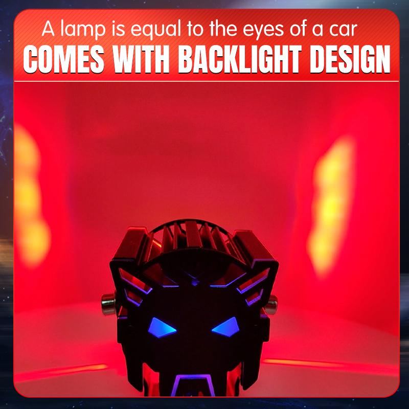 Motocykly LED reflektor Pomocný projektorový objektiv Přední světlomet Mlhová světla pro ATV SUV Offroad Traktor Truck 4x4 Universal