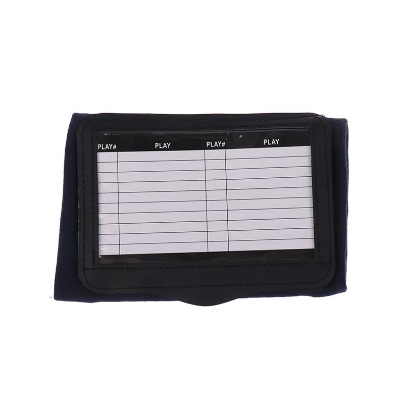 Rugby Wristband Training Equipment Teaching Board With Viewing Window Armband For Play Softball Signs Baseball Hockey