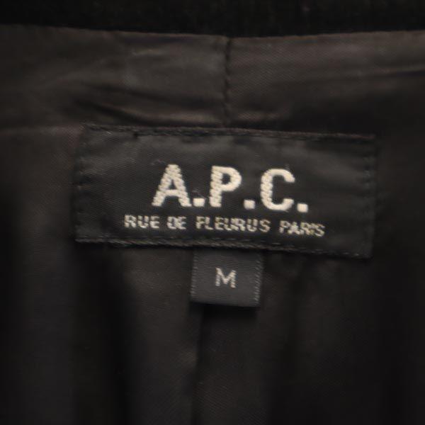 A.P.C. Made in France Corduroy tailored jacket M black Women Used