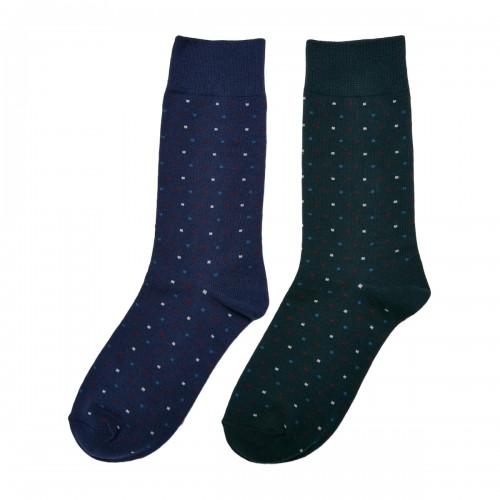 Urban Classics Mens Dotted Socks (Pack of 2)