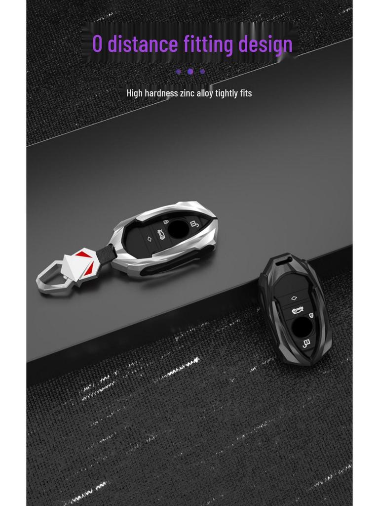 Pouzdro na klíč BMW i3/i8: Kovový kryt a přezka pro dálkové ovládání