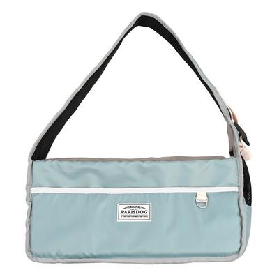 Paris Hundetragetasche für Welpen, Look at Me Slingback, Blau, M (42 x 16..., 1 Stk., Koreanisches Haustiershampoo