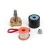 1/4" AC 220V Brass Normally Closed Electric Solenoid Valve BSP Gas Water Air N/C