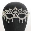 Elegant European & American Rhinestone Masquerade Mask for Weddings & Evening Events