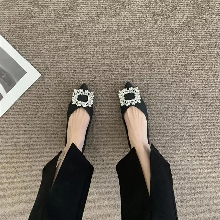 Woman Flats Korean Style Formal Non Slip Shoes For Women On Quick Delivery Genuine Mark Social Hot Trendy A Promotion