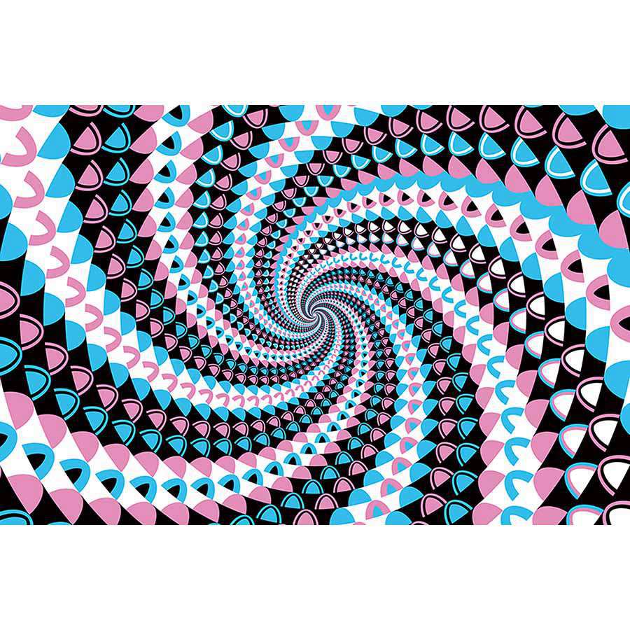 MOON.QG 3D Photography Wallpapers Backdrop Visual Illusion Background Swirl Geometric Home Wall Event Photo Studio Decorations