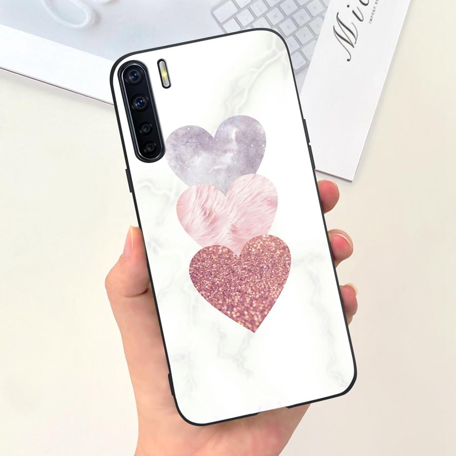 Für Oppo A91 Hülle Oppo Reno3 CPH2043 Niedliche Astronauten Cartoon Hülle Weiche TPU Handyhülle Für Oppo F15 Reno 3 OppoA91 Fundas Bumper